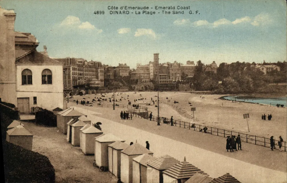 Dinard - A Praia - Costa da Esmeralda — G.F. n°4899 - Frente