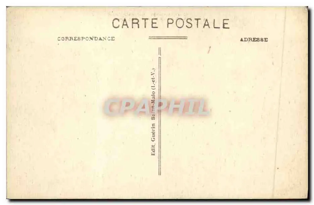 Dinard - A Praia - Costa da Esmeralda — G.F. n°4899 - Verso