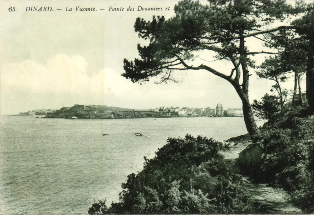 Dinard — A Vicomtia — Ponta dos Alfandegários e Sèseron - Frente