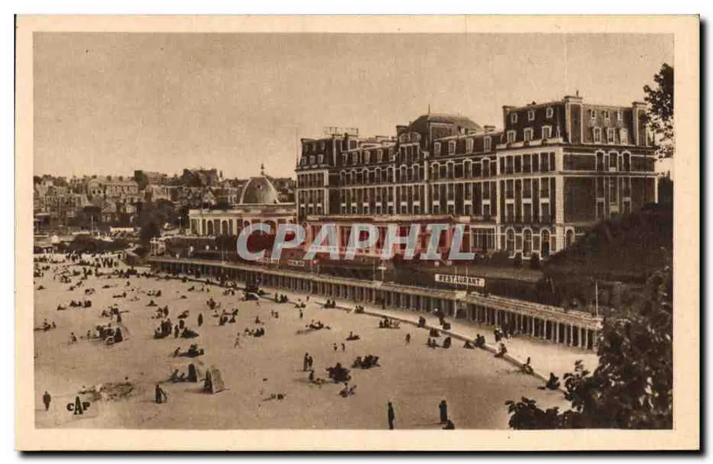 Dinard — Das Hotel Royal und die neuen Badekabinen — Ch' des Arts Photomécaniques, Paris - Vorderseite