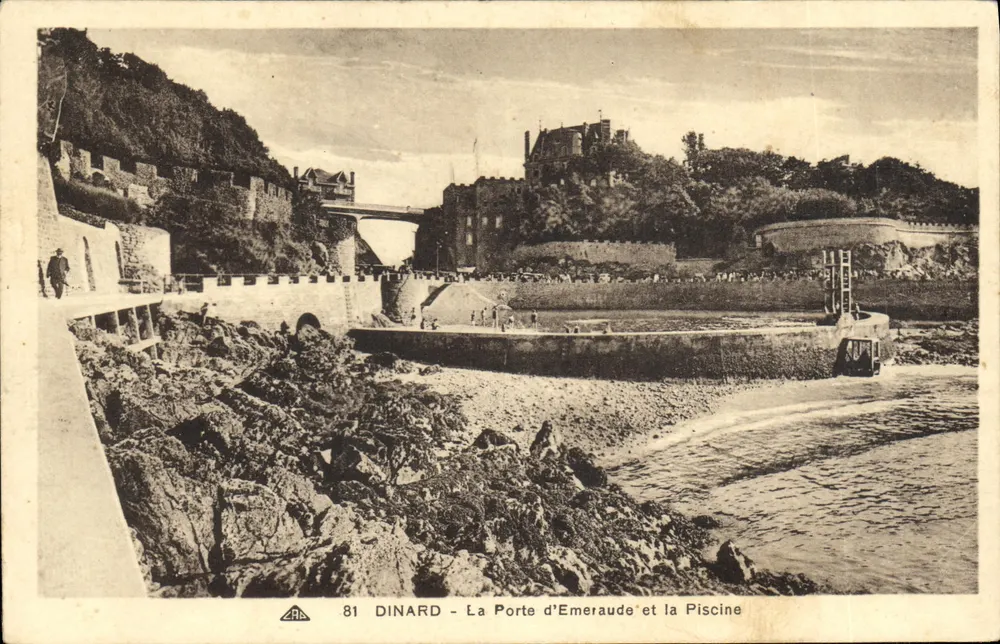 Dinard - La Porte d'Émeraude und die Piscine — CRB, n°81 - Vorderseite