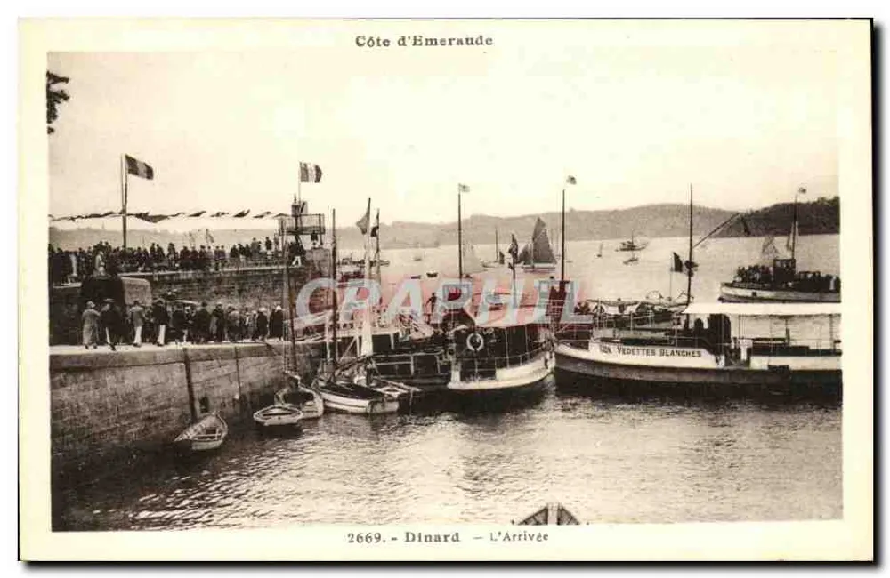 Dinard — A Chegada — Laurent-M.-Hennnes, n°2669 - Frente