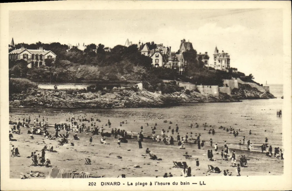 Dinard - A praia na hora do banho — LL - Frente