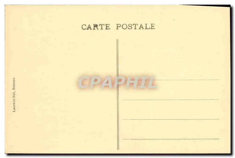 Dinard - La Port und die Calé des Vedottes Vertes — Côte d'Émeraude, Verlag Laurent-Nel, Bennes - Rückseite