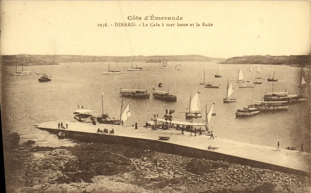 Costa d'Emeraude - La Cale à mar basse e la Rade - DINARD - 1036 - Recto