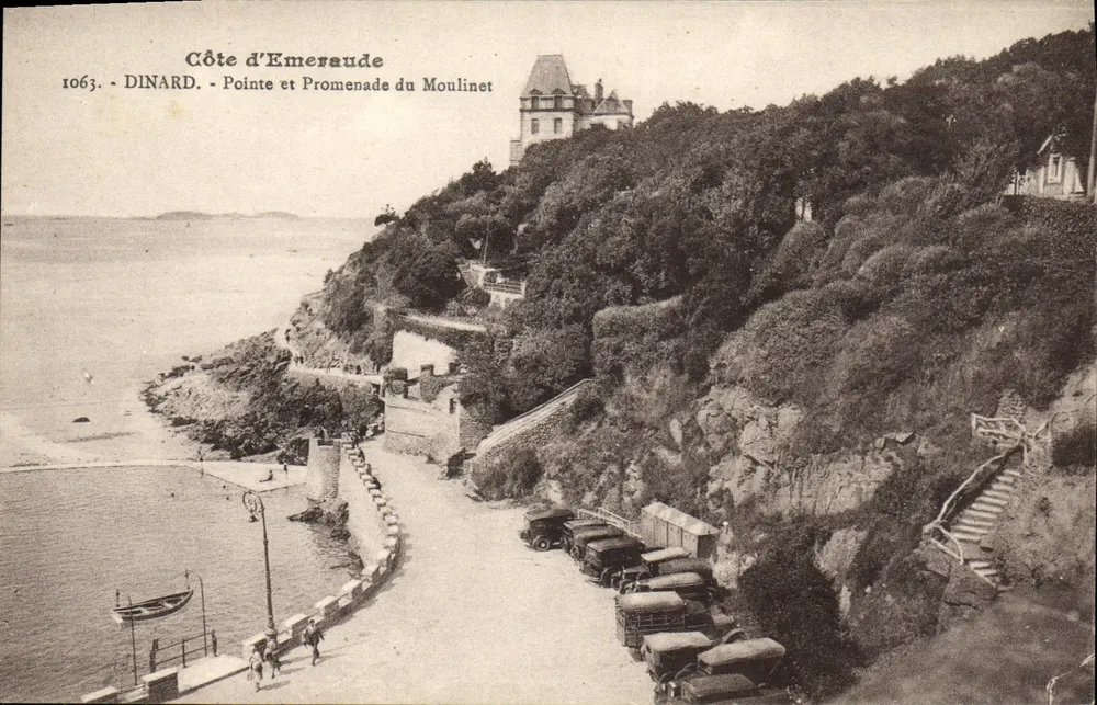 Costa de Esmeralda — Ponta e Passeio do Moulinet — Dinard - Frente