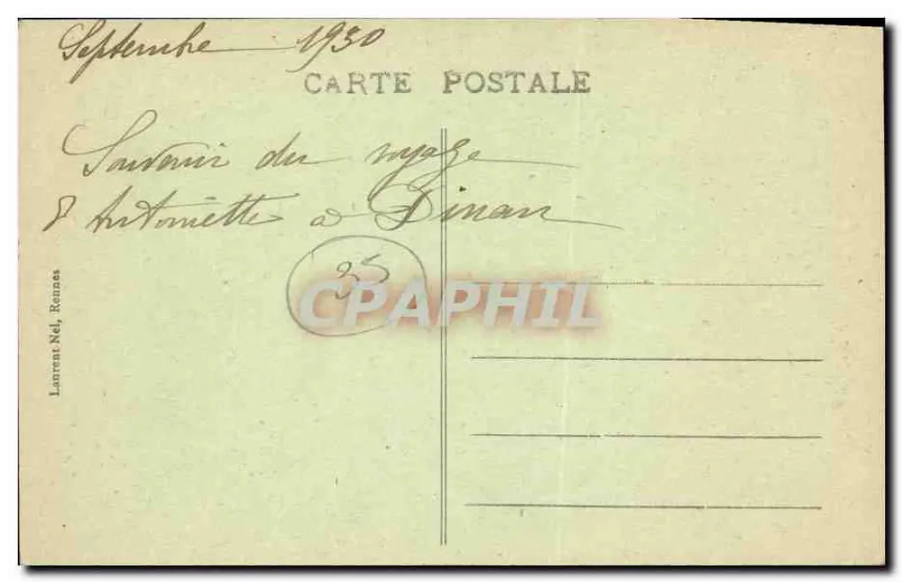 Côte d'Émeraude — Dinard-St-Énogat — editor Dinard-St-Énogat - Verso