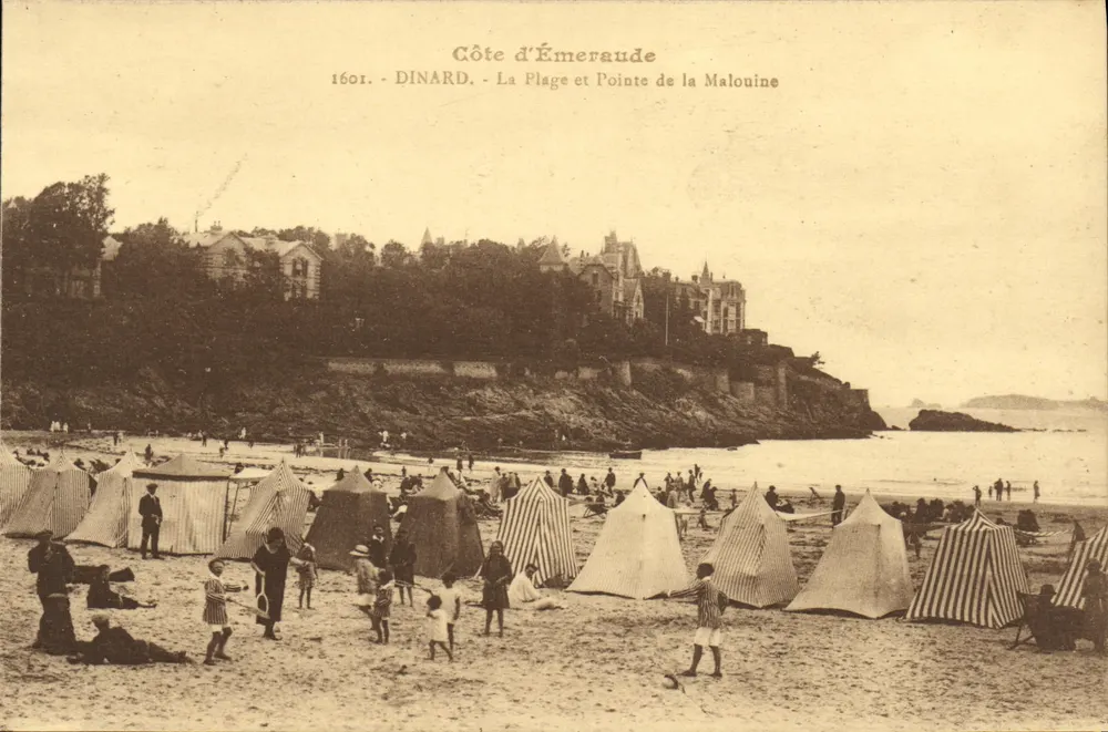 Costa da Esmeralda - A Praia e Ponta da Malouine - DINARD - 1601 - Frente