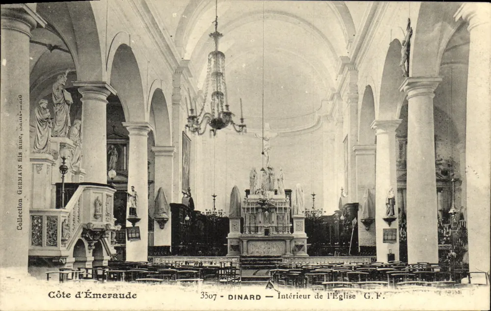 Dinard — Interior da Igreja — G.F. n°3507 - Frente