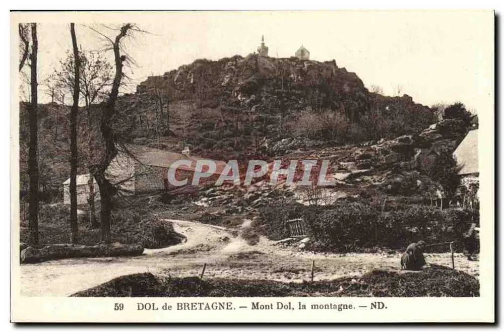 Dol de Bretagne — Mont Dol, der Berg — ND. - Vorderseite