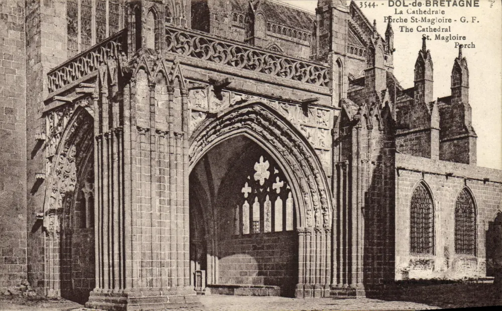 Dol-de-Bretagne — Die Kathedrale — G. F. n° 3544 - Vorderseite