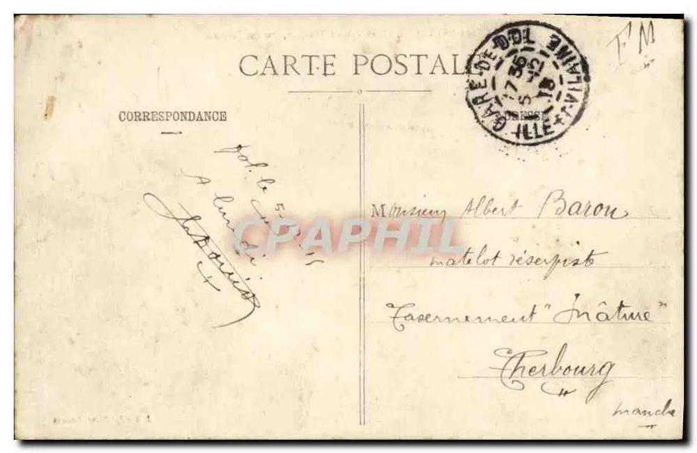 DOL-de-BRETAGNE (I.-et-V.-Y.) - Das Hospiz, Ansicht aus den Gärten — Verlag: Editeurs Rennes - Rückseite