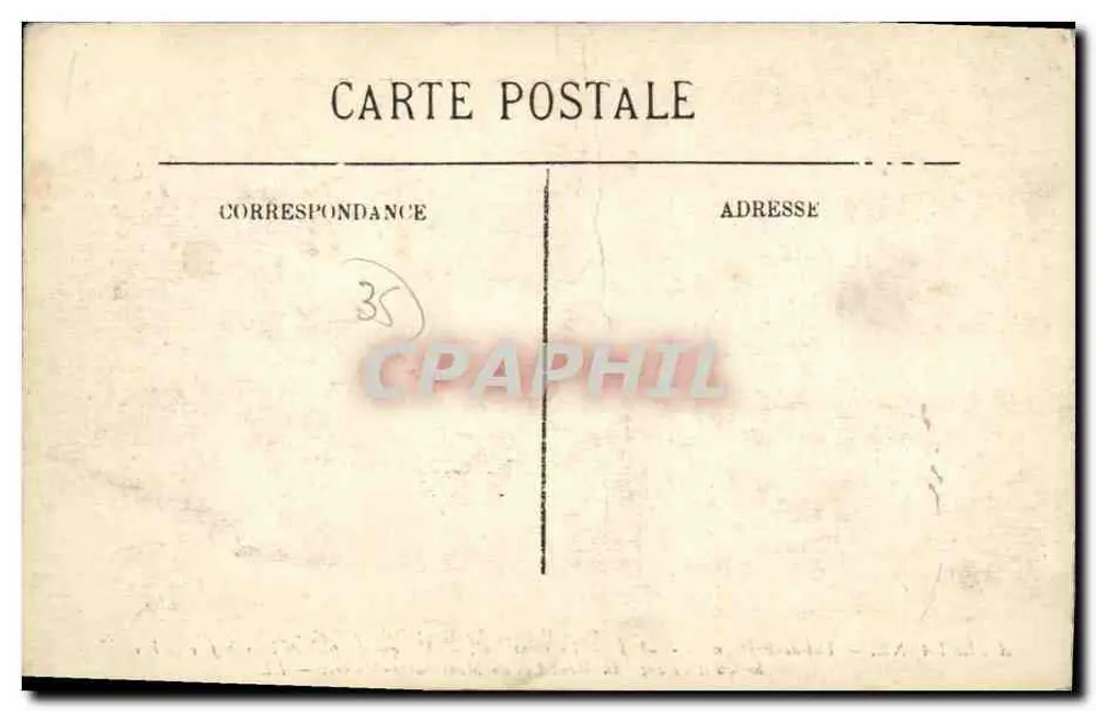 Dol-de-Bretagne — Ansicht des Mont Dol — Markierung des Fußes des Erzengels Gabriel - Rückseite