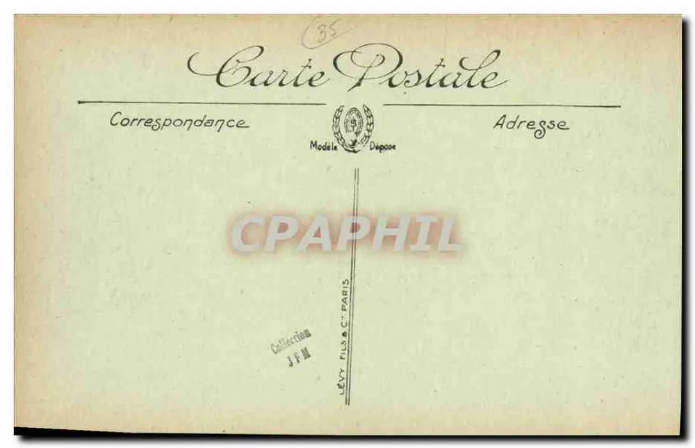Dol - Boulevard de Minac e o Calvaire — Lévy Frères & Cie, Paris - Verso