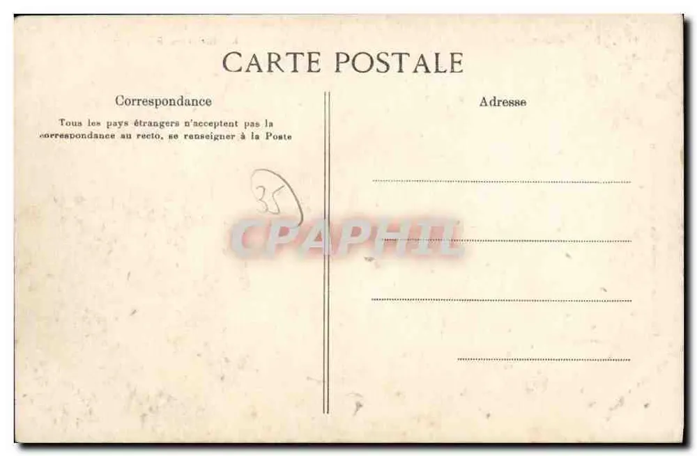 Dol-de-Bretagne — Das Plaid-Haus und das Postamt — G. F. - Rückseite