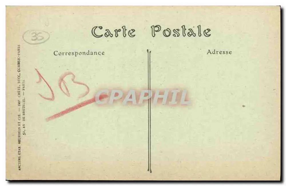 Dol (Ille-et-Vilaine) — Casa dos Pergaminhos (século XI) — Diore Phot. - Verso