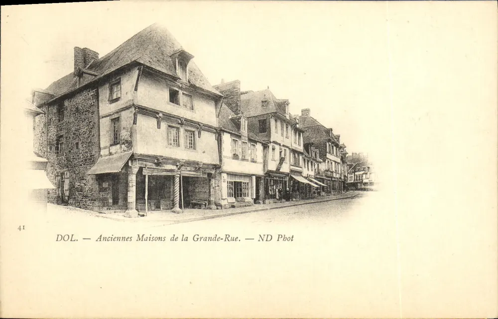 DOL — Alte Häuser der Grande-Rue — ND Phot - Vorderseite