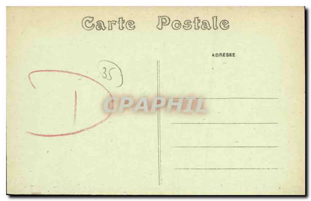 Domloup (I.-&-V.) — L'École libre des Filles — A. Lannière, Uitgever, Rennes - Achterkant