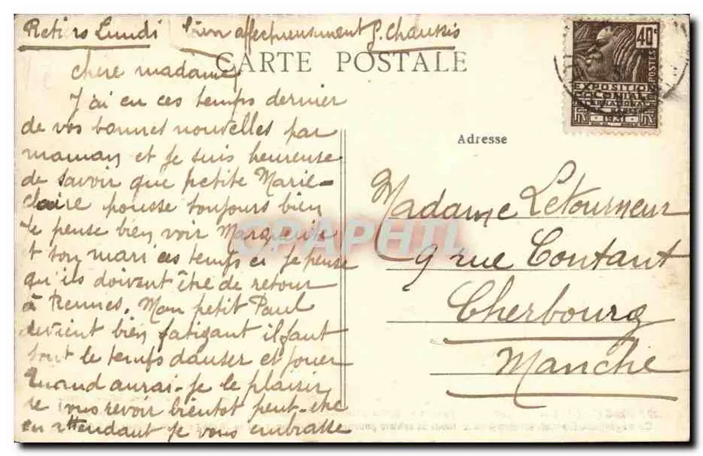 Essé (Ille-et-Vilaine) — La Roche aux Fées, Südseite — Megalithischer Dolmen, 2. in Frankreich nach Bedeutung — Verlag A. Lambin, Rennes - Rückseite