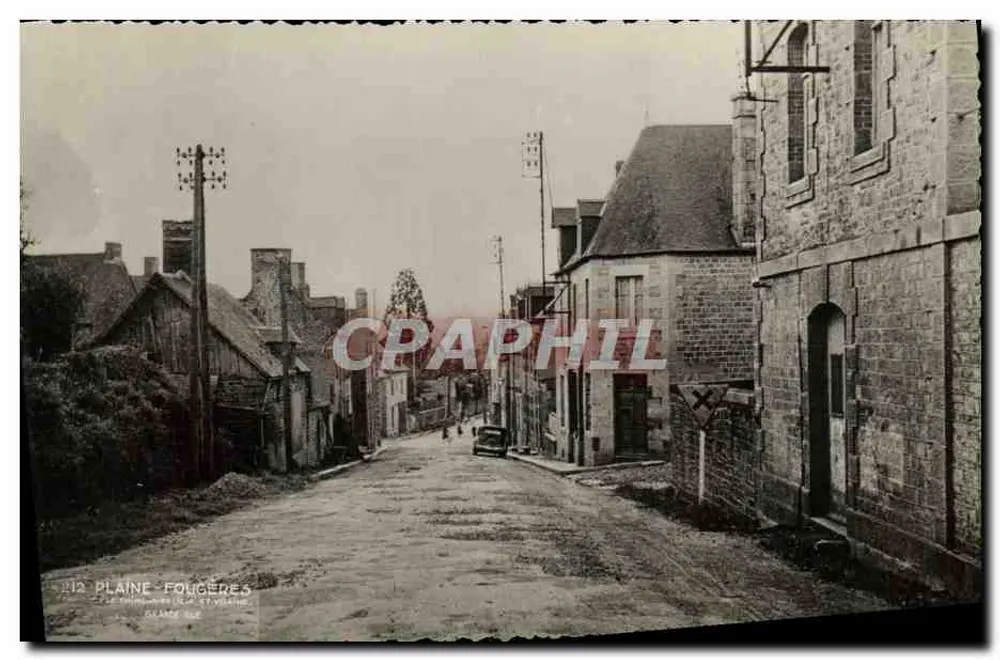 Plaine-Foligères — Hauptstraße — Editionen PAT, Paris - Vorderseite