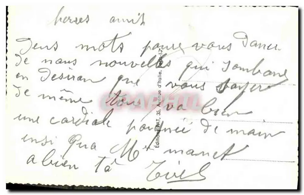 Plaine-Foligères — Hauptstraße — Editionen PAT, Paris - Rückseite