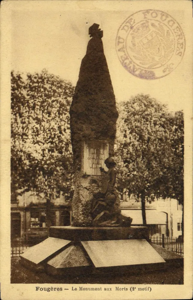 Farn — Denkmal für die Toten (2. Motiv) — Nr. 35 - Vorderseite