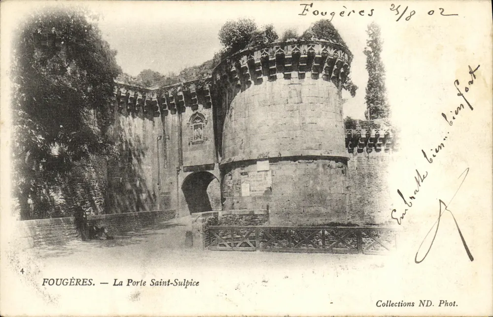 Fougères — A Porta Saint-Sulpice — Collections ND. Phot. - Frente