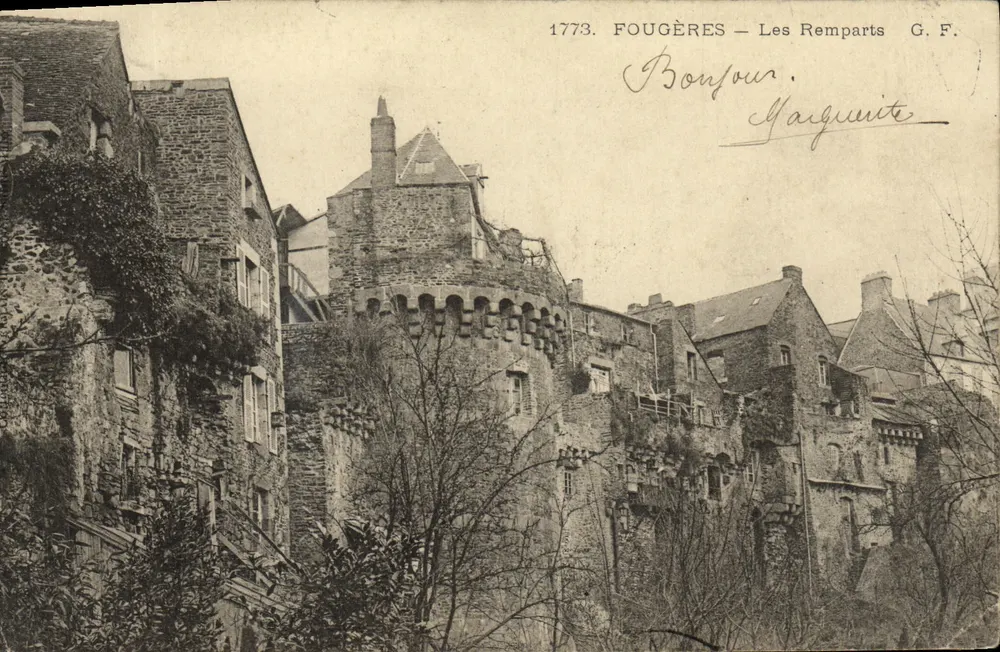 Fougères — Die Mauern — G.F. n°1773 - Vorderseite