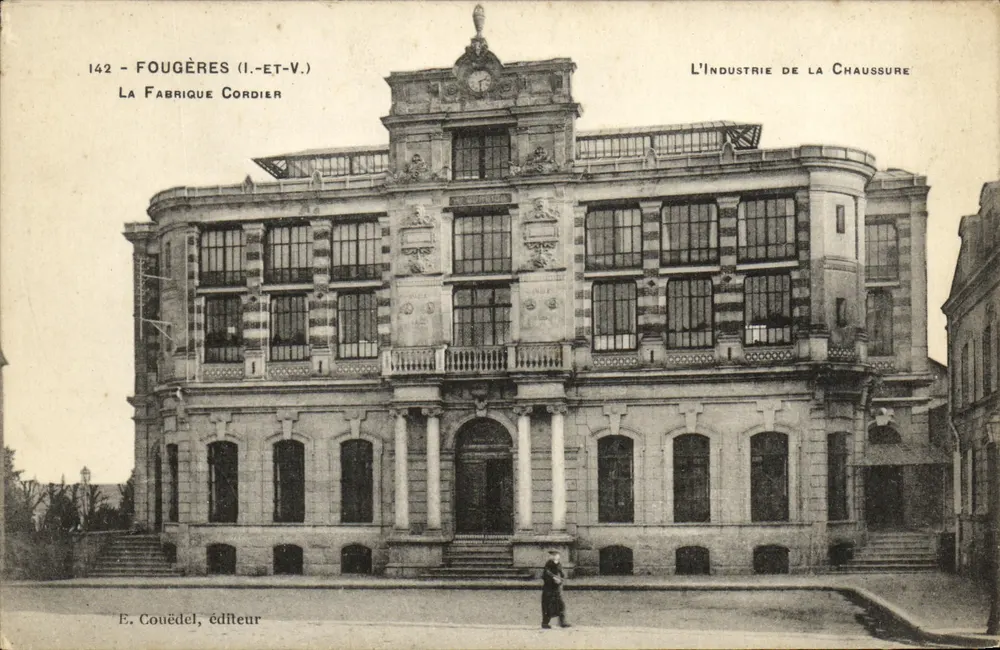 Fougères (Il.-et-V.) — La Fabrique Cordier — Die Schuhindustrie — E. Couëdel, Verleger - Vorderseite