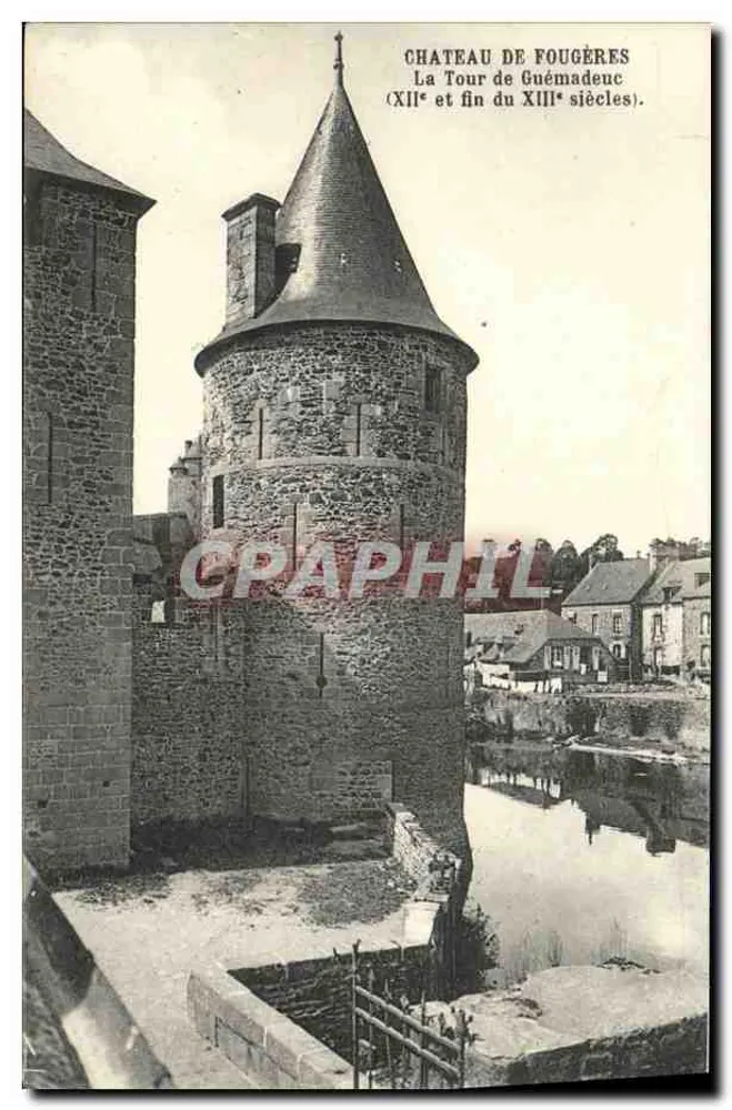 Schloss Fougères — Die Guémadeuc-Turm (12. und Ende des 13. Jahrhunderts) — Sammlung des Initiative-Verbands — Nr. 100 - Vorderseite