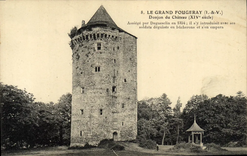Le Grand Fougeray — Donjon du Château (XIVe siècle) — éditeur non identifié, n° 8 - Vorderseite