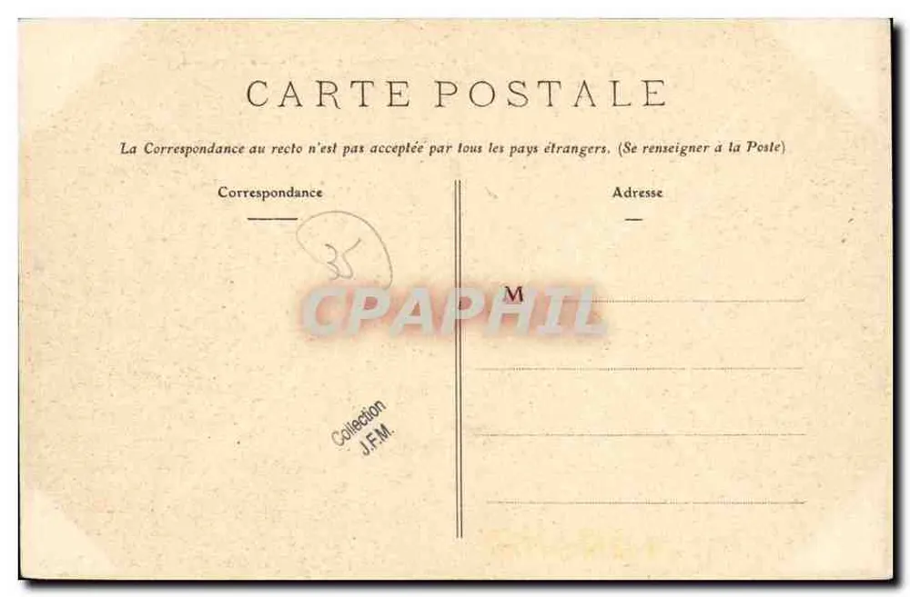 Guignen (Il.-et-V.) - Castelo das Métairies — Cliché Charpentier, E. Mary-Rousselière, editor, Rennes - Verso
