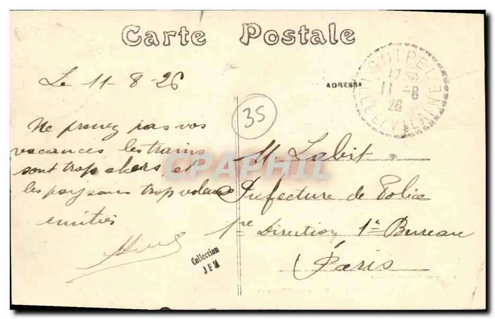 Lago do Chesnais — Rennes — A. Lamiré, Editor, Rennes - Verso