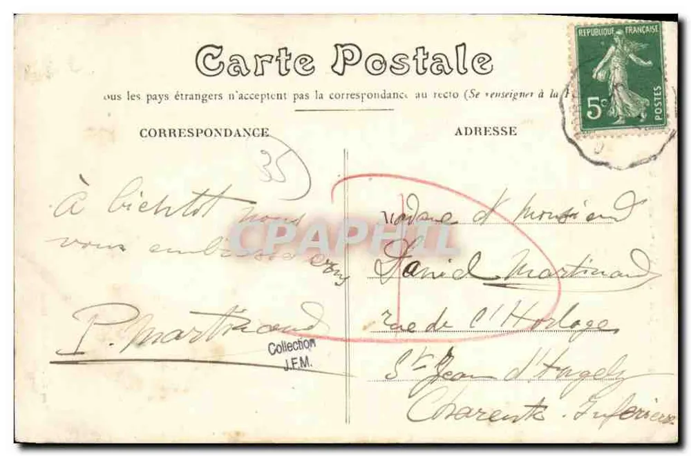 Hédé (I.-et-V.) — Villa « Mon-Caprice » — E. Mary-Roussellière, editor Rennes - Verso