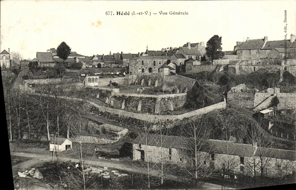 Hédé (Ille-et-Vilaine) — Vista Geral — editor, Rennes - Frente