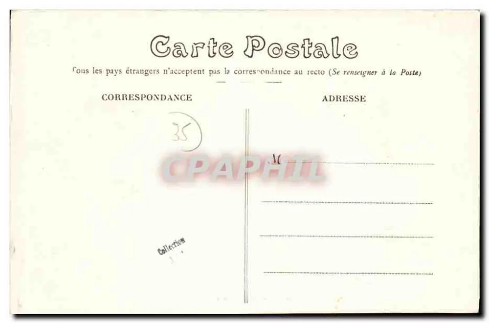 Hédé (I.-et-V.) — Castelo de Bauvoir — Savy Imprimeur, N° 3374 - Verso