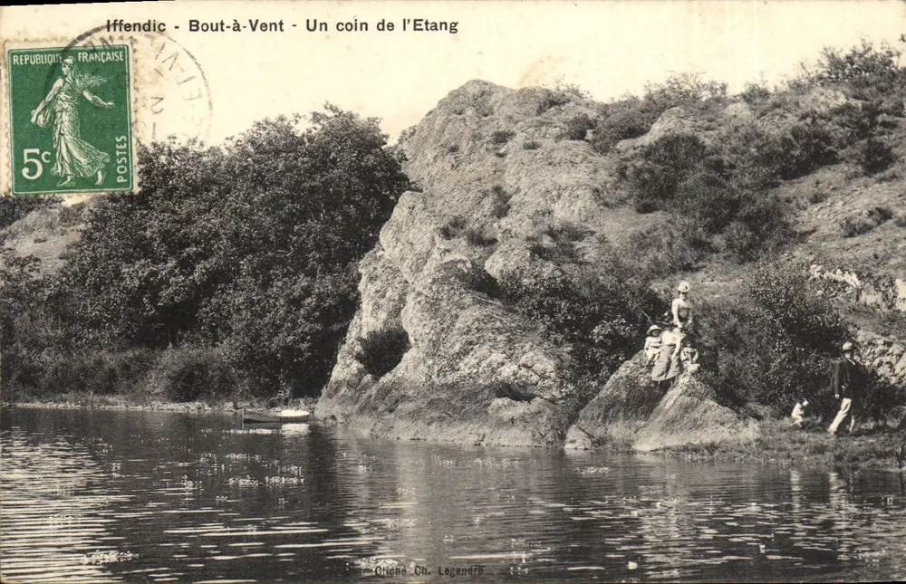 Iffendic - Bout-à-Vent - Ein Eck des Sees — Otiche Ch. Legendre - Vorderseite