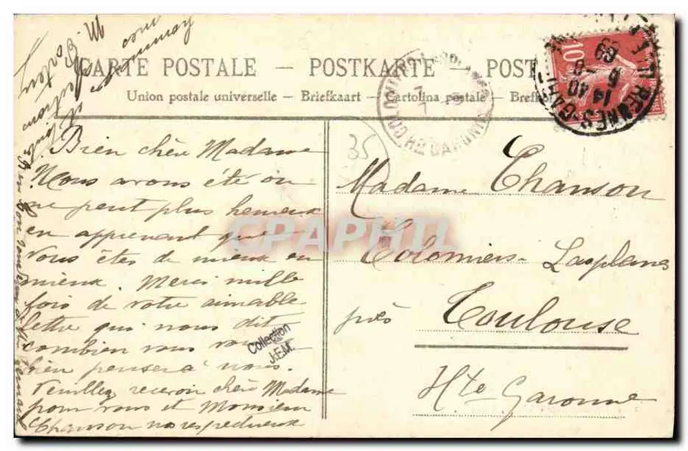 Castelo de Montmuran, perto de Hédé — Goll Léonard Lezraublon, Rennes - Verso