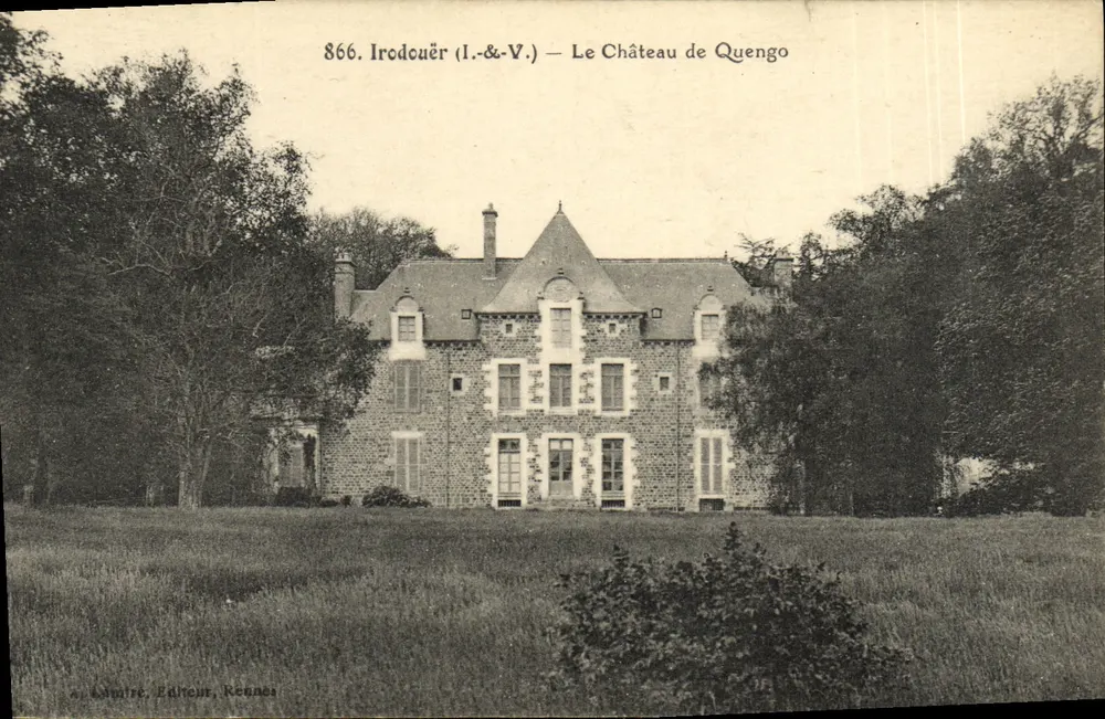 Irodouër (I.-&-V.) — O Castelo de Quengo — A. Lamière, Editor, Rennes - Frente