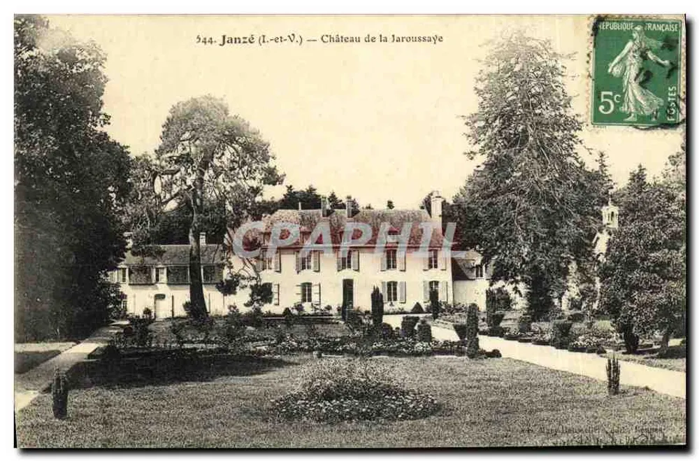 Janzé (Loire-Atlântique) — Castelo de la Jaroussaye — Editor: C. P. A. N. T. S. n° 544 - Frente