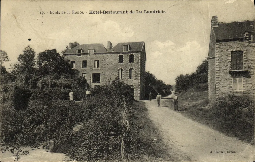Bords de la Rance — Hôtel-Restaurant de La Landriais — J. Rouxel, Dinan - Vorderseite
