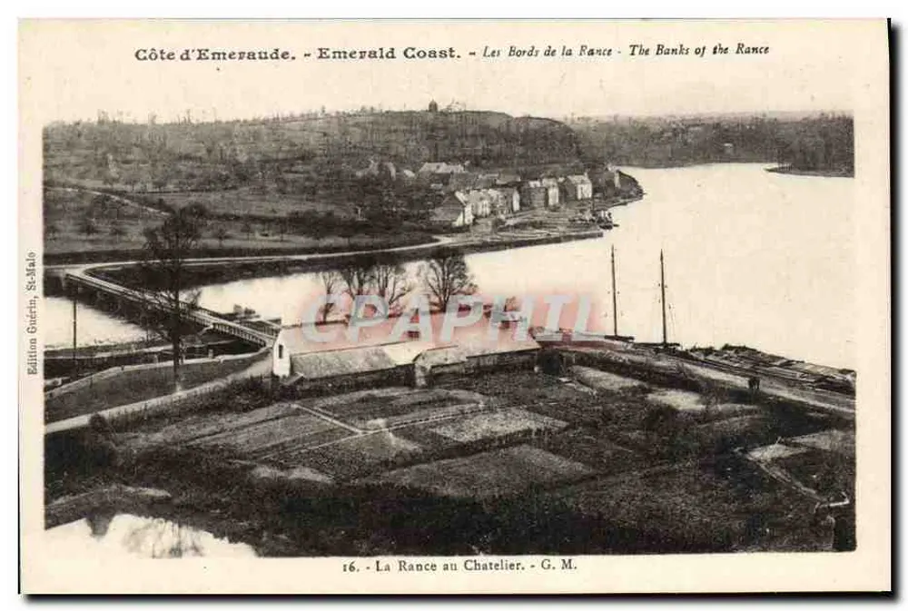 La Rance am Chatelier — Côte d'Émeraude — Edition Gudin, Sceale - Vorderseite