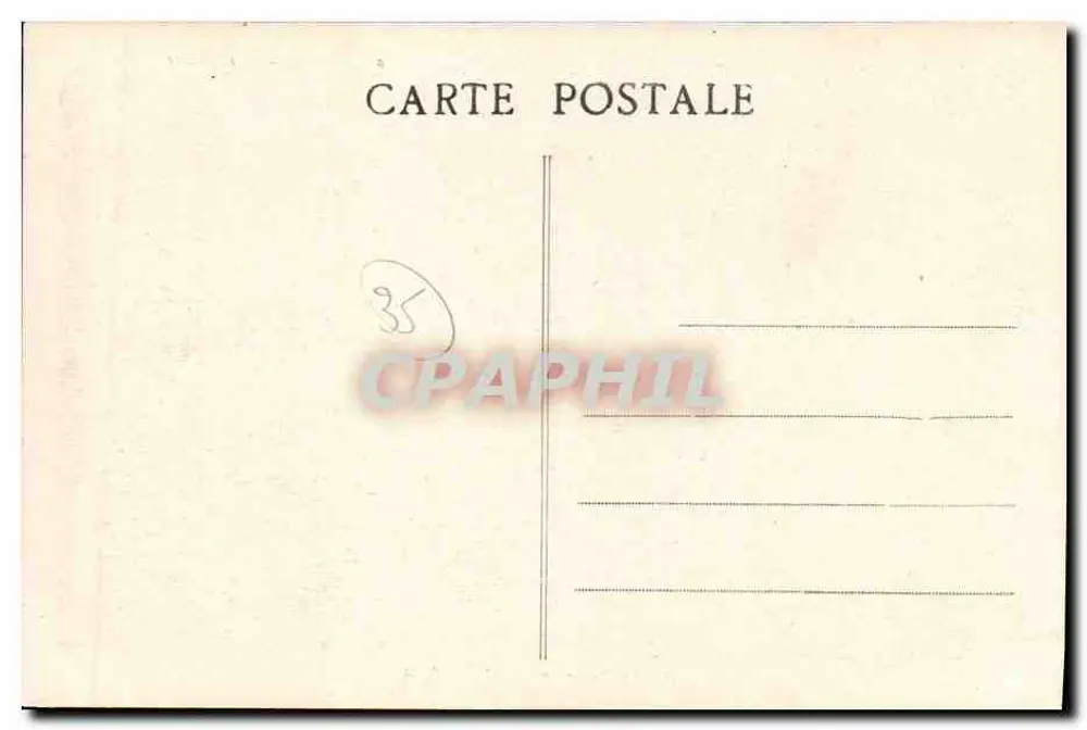 La Rance am Chatelier — Côte d'Émeraude — Edition Gudin, Sceale - Rückseite