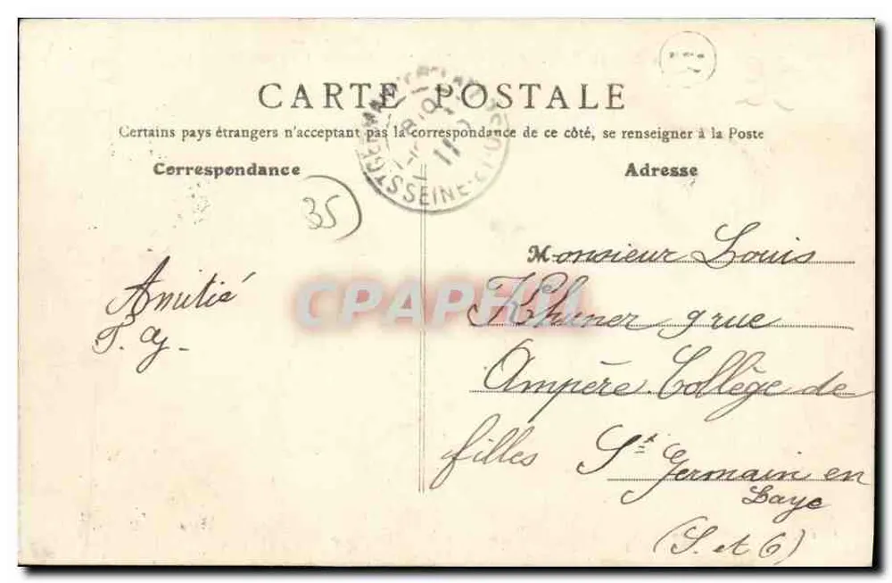 La Rance Pitteresque - Schleusentor von Chatelier und Dorf Livet — Edit. J. Passelard - Dijon - Rückseite