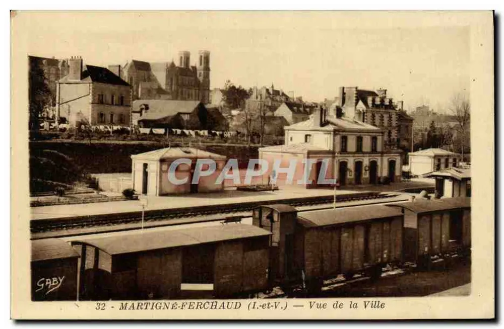 Martigné-Ferchaud (Ille-et-Vilaine) — Ansicht der Stadt — Edition Gaby - Vorderseite