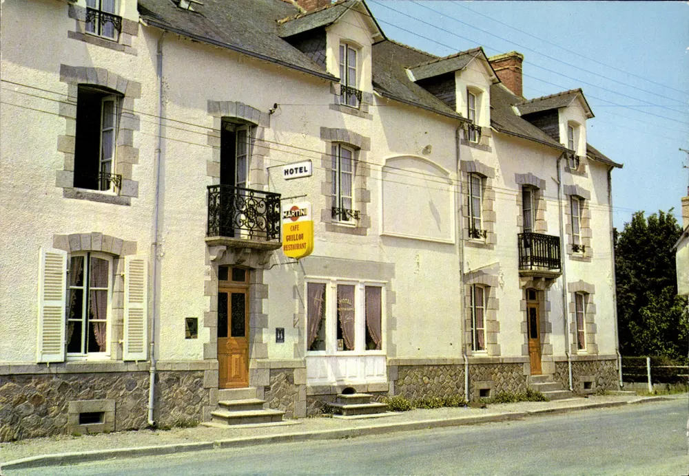 Hôtel-Restaurant Guillou — Maure-de-Bretagne — Edições do Gabier - Frente