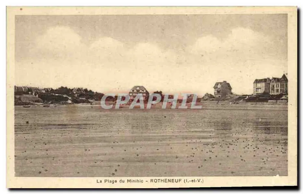 A Praia do Minihic - ROTHÈNEUF (I.-et-V.) — Edição Barchard - Frente