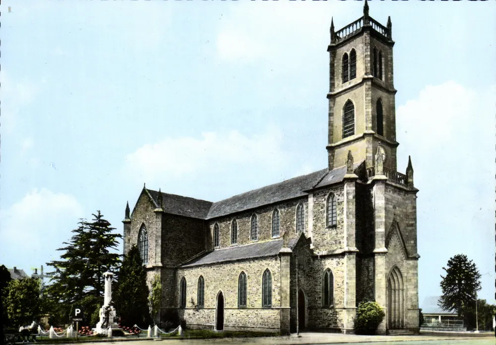 Montauban-de-Bretagne — Igreja — Fotografia J.F.M. - Frente