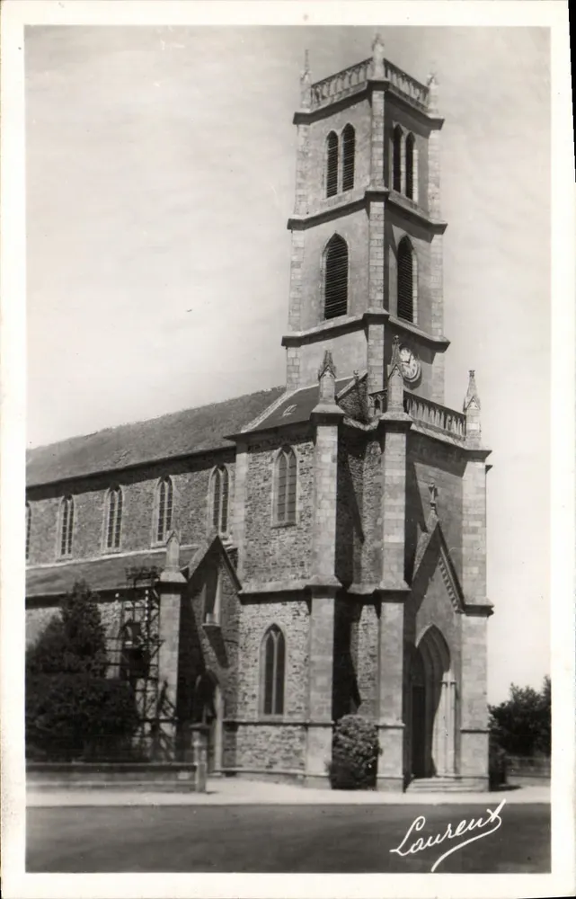 Montauban-de-Bretagne — La Iglesia — Ediciones Laurent (Sono) - Anverso