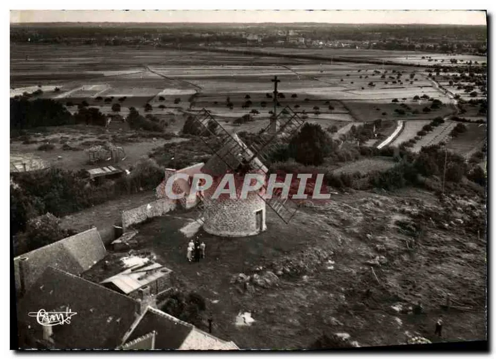 Mont-Dol (Il-et-V.) — Luftbild — Der Windmühle und der Calvary — Adrienne Camblier Editions, Mâcon - Vorderseite